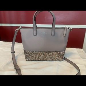 Kate Spade Ina Greta Court Glitter Crossbody in City Scape
